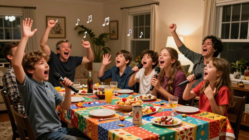 family singing competitions chaos