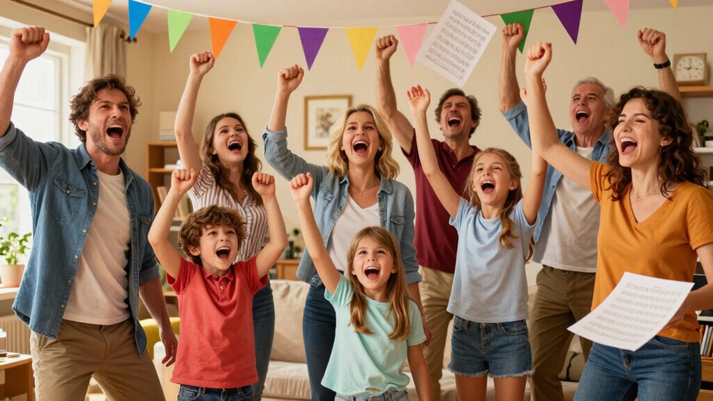 family singing event guidelines