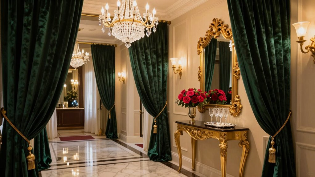 glamorous inviting entryway decor