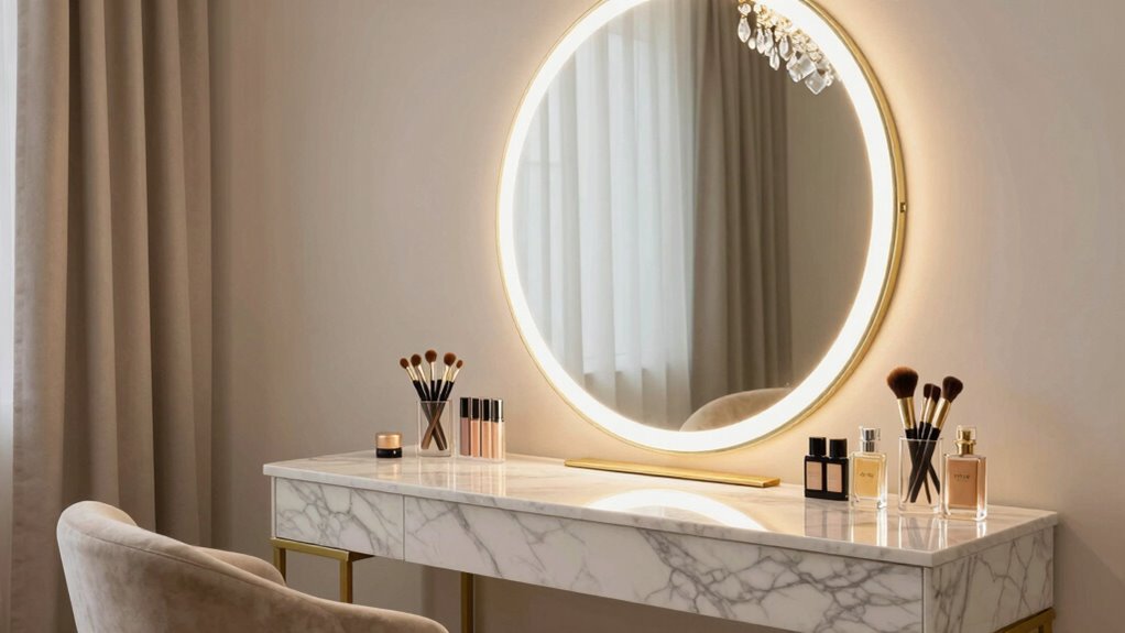 glamorous organized beauty sanctuary