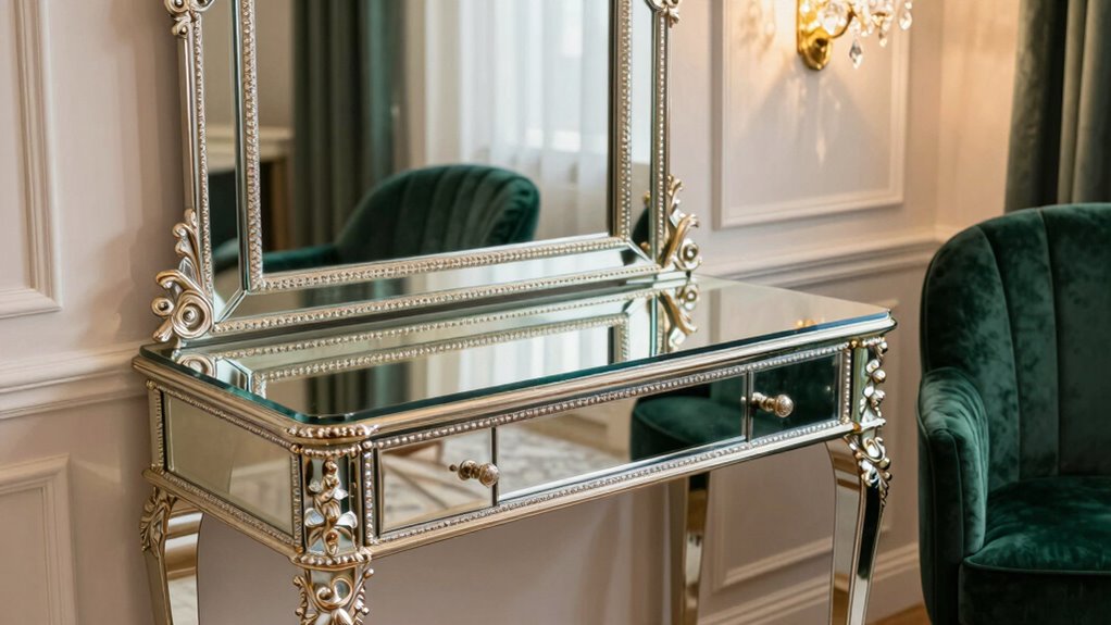 glamorous vintage modern reflection