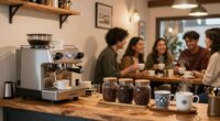 home coffee bars gained popularity