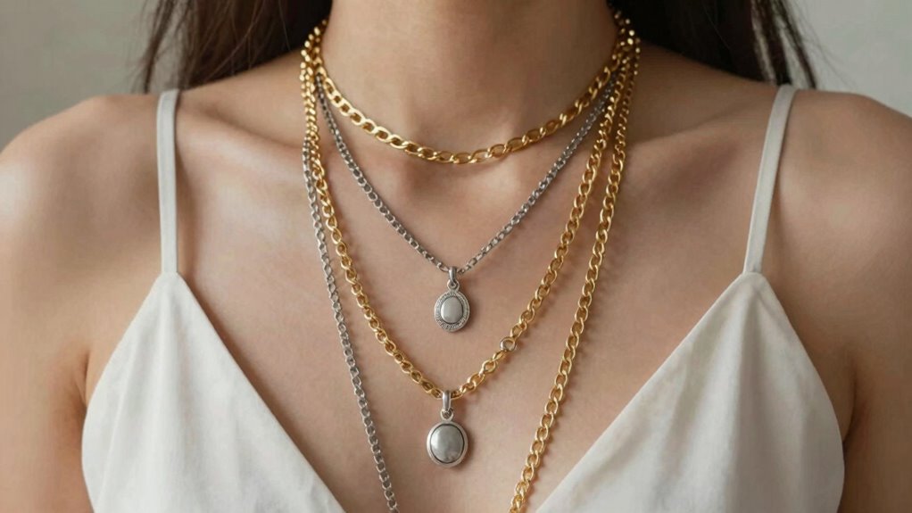 jewelry neckline style coordination