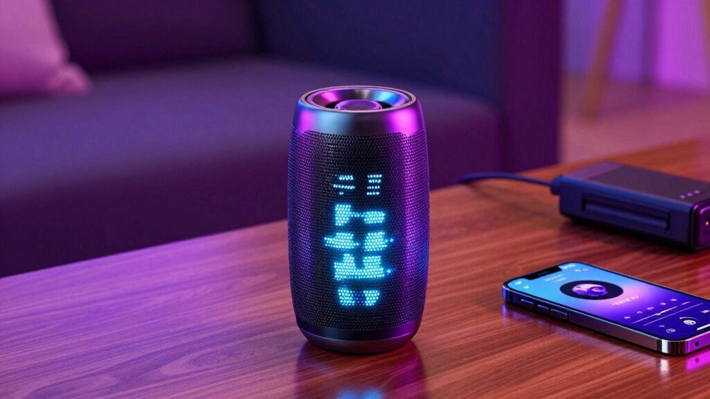 karaoke speakers with display