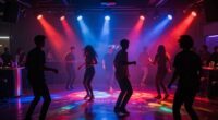 lighting enhances dance atmosphere