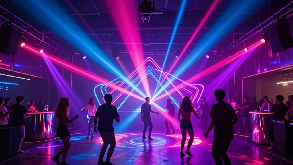 music synchronized party lights