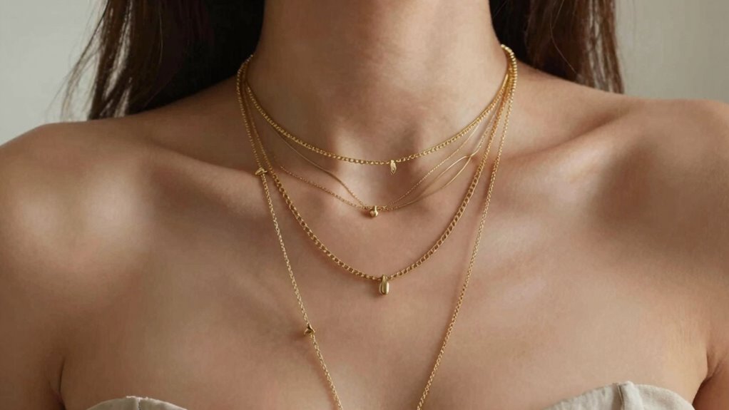 neckline rule prevents jewelry mistakes