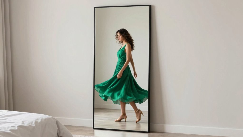 optimal mirror placement and lighting