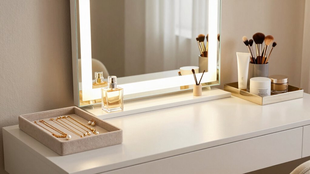 organize vanity into zones
