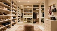 organized functional closet space