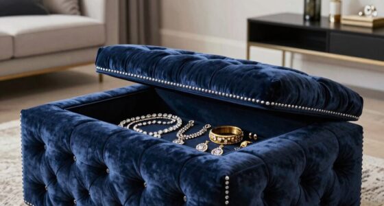 ottomans with hidden jewelry storage