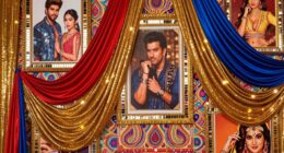 overly decorated bollywood walls