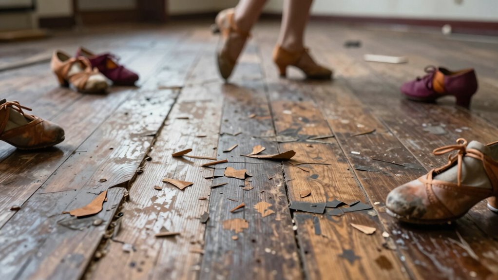 poor flooring hinders dance