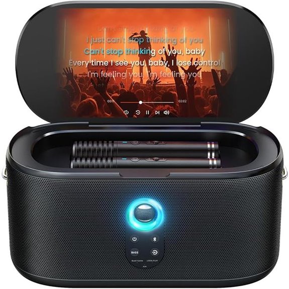 portable karaoke with hdmi