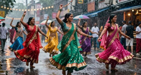 rain dances evoke bollywood magic
