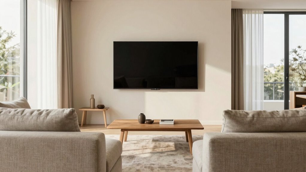 room guide simplifies tv size