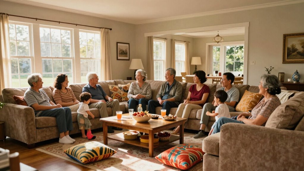 room layout enhances gatherings