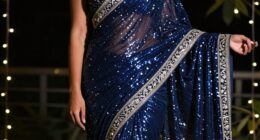 sequin sarees for events