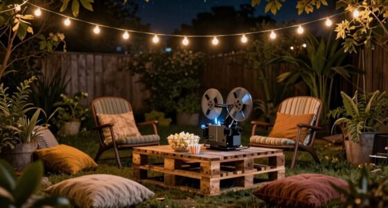 simple effortless movie decor