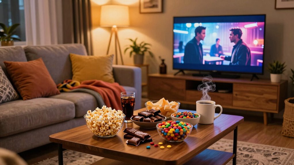 snacks enhance movie marathons