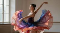 soft lighting enhances dance visuals