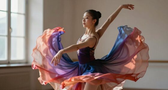 soft lighting enhances dance visuals