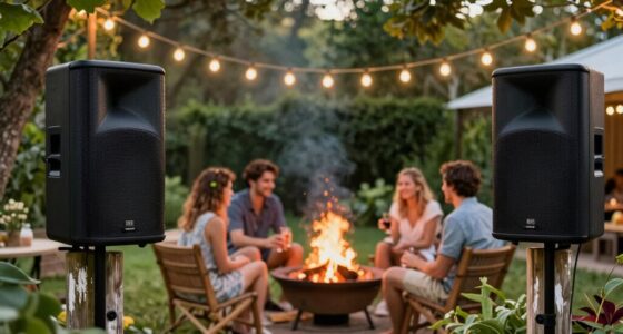 strategic outdoor speaker positioning