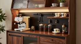 top coffee bar cabinet ideas