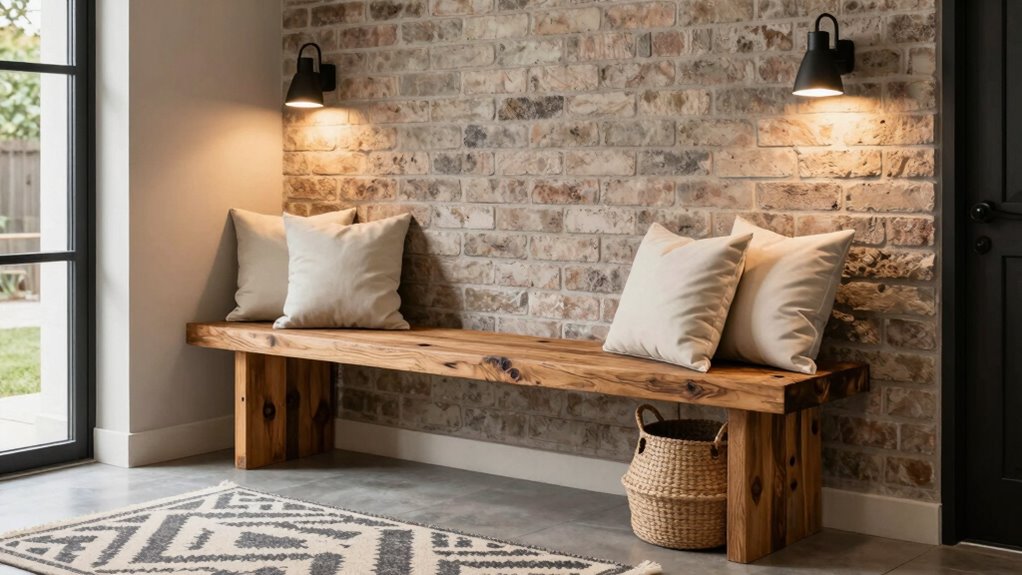 top entryway accent benches