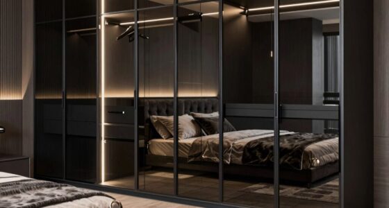 top glam bedroom mirror wardrobes