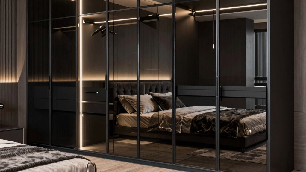 top glam bedroom mirror wardrobes