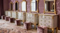 top glam room dressers