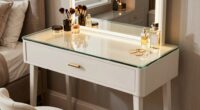 top glass vanity tables