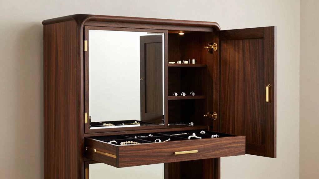 top jewelry storage mirrors