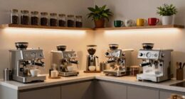 top kitchen corner espresso stations