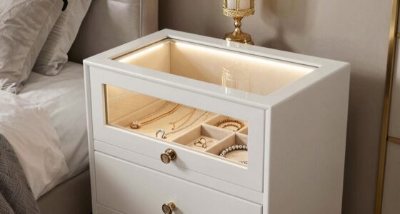 top lockable jewelry storage