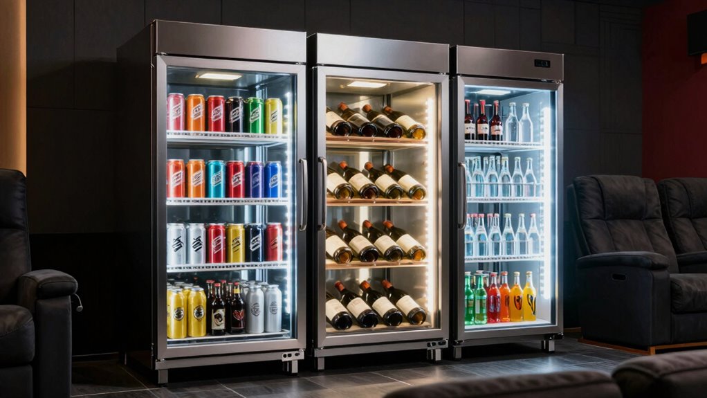 top movie room beverage coolers