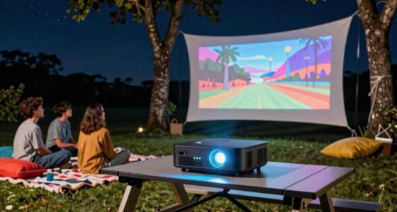 top outdoor portable projectors