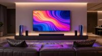 top premium large screen tv consoles