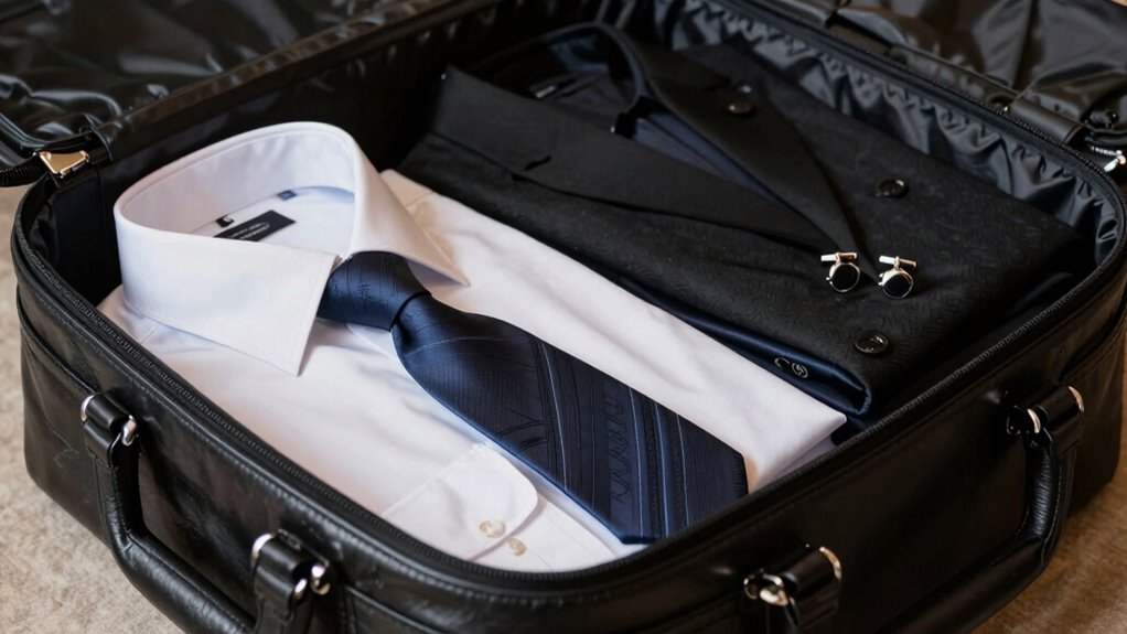 traveling with wrinkle free formalwear