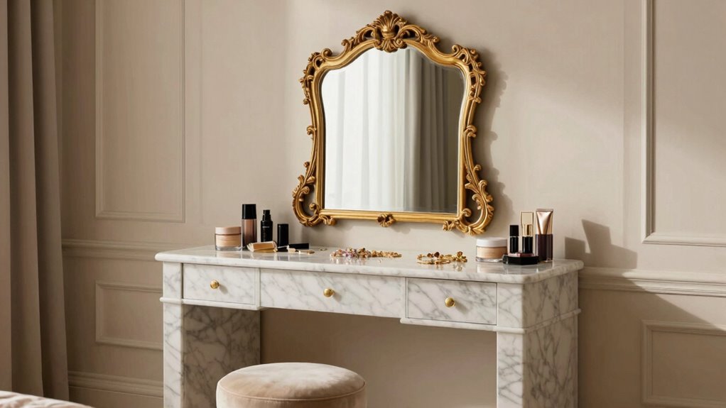 vanity size and placement