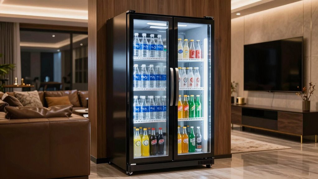 versatile quiet beverage storage