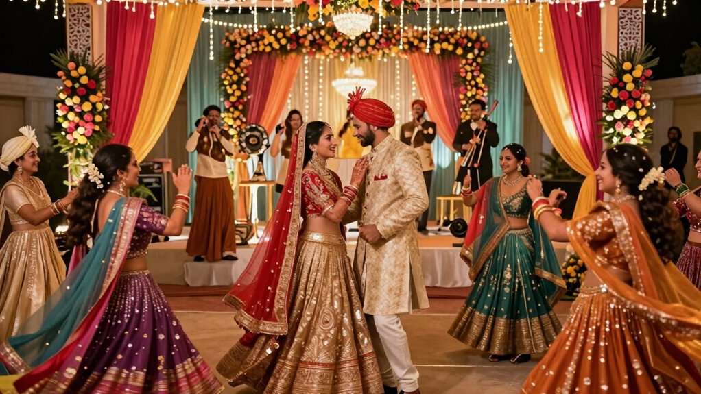 vibrant celebration with dance