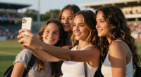 Jessica Alba Spotted at World Cup With Daughters in Adorable Group Selfie