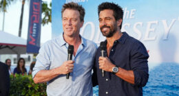 Matt Damon & John Leguizamo Kick Off ‘The Odyssey’ Press Tour at Miami Photo Call