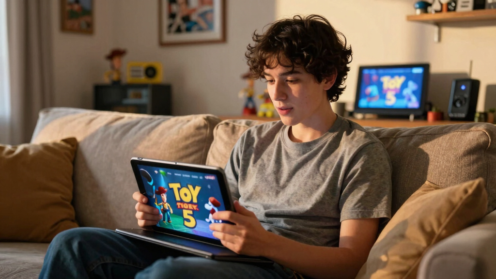 'Toy Story 5' surges into the digital age — while also peering lovingly backward