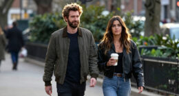 Andrew Garfield Rocks Bushy Hair and Beard as He and Girlfriend Monica Barbaro Pack on the PDA at Wimbledon