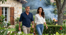 George and Amal Clooney evacuate French home amid wildfires