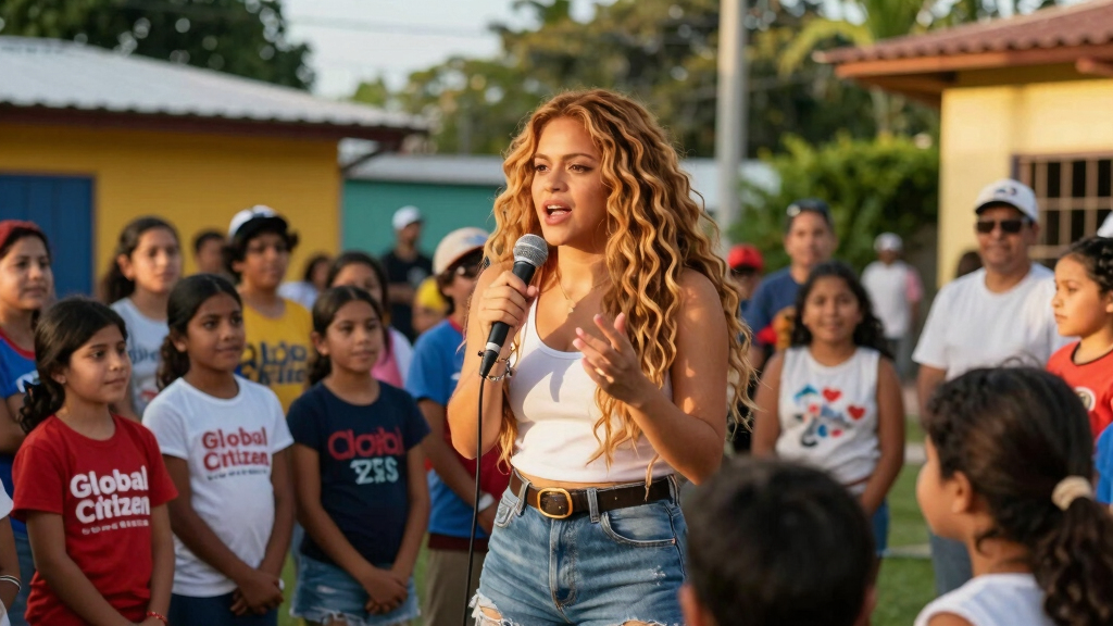 Shakira Confirms Support for Venezuelan Children via Global Citizen