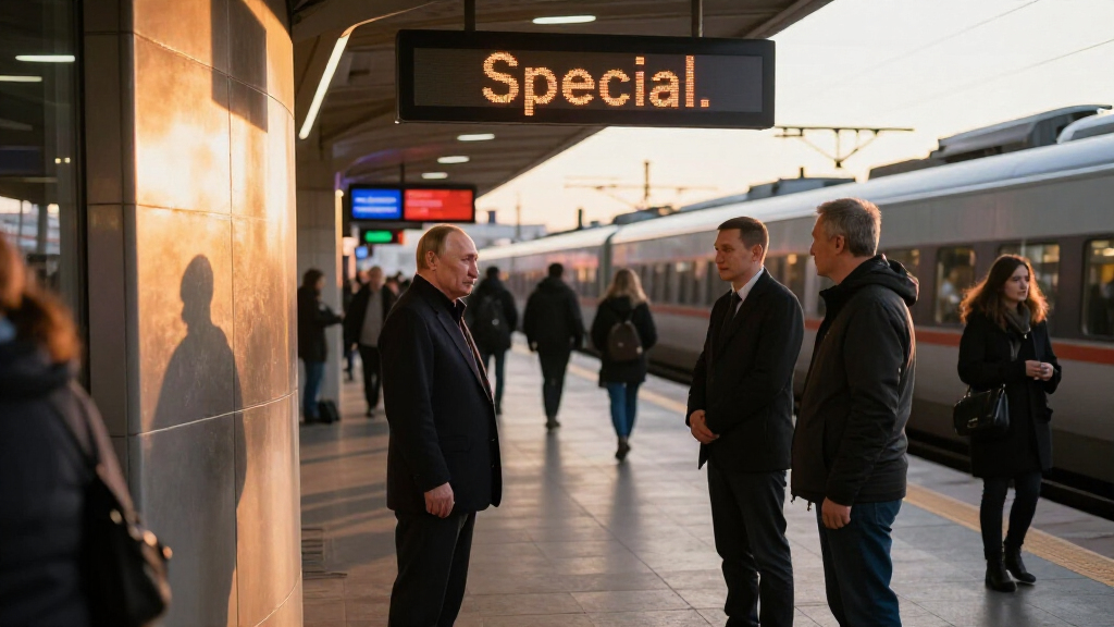 Putin Attends Launch Of Moscow Metro’s New Line As One Station Displays ‘Special Military Operation’ Imagery